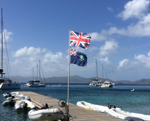 BVI British Virgin Islands am Peer