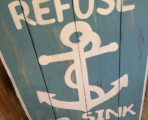 Refuse to sink